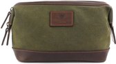 The British Bag Company - Washbag Wax Canvas Khaki