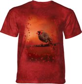 T-shirt Elegance In Red Bird 3XL