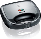 Severin SA2969 Sandwich Toaster RVS/Zwart 600W