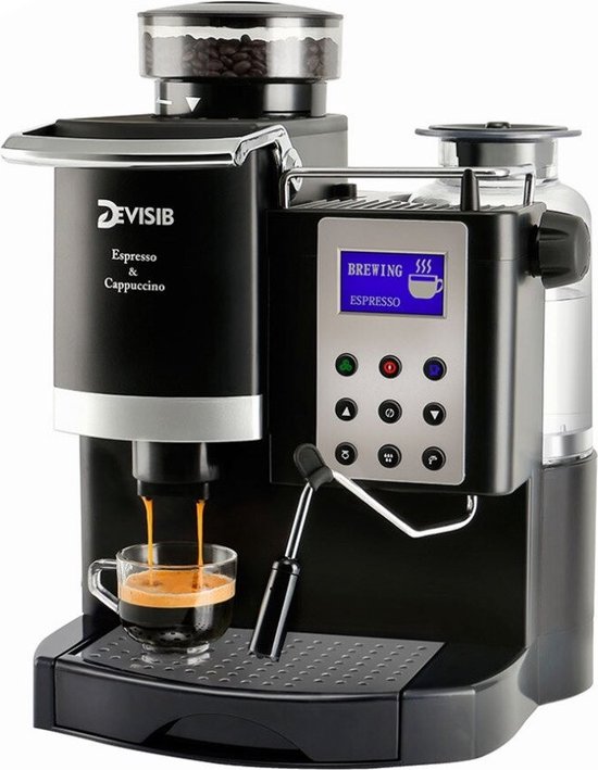 Beïnvloeden Donder geleider Devisib - Koffiemachine - Automatische Koffiemachine - Koffieapparaat -  Grote... | bol.com