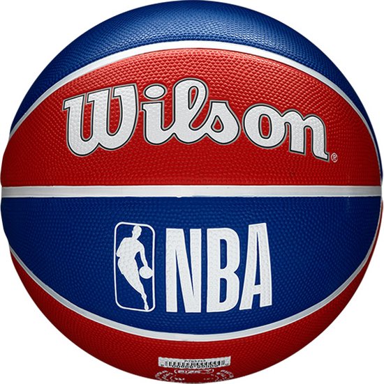 Wilson NBA Team Tribute LA Clippers - basketbal - Rood Blauw - maat 7