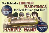 Hohner Mondharmonica Metalen Bordje