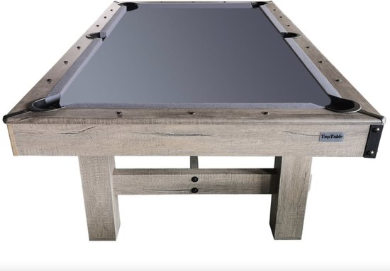 TopTable Dinner Wood Pooltafel 8ft - met bank - 3-delig Leisteen van TopTable — afbeelding 2