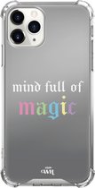 Spiegel hoesje geschikt voor iPhone 12 Pro Max hoesje - Mind Full Of Magic - Mirror Case - Hoesje met spiegel geschikt voor iPhone 12 Pro Max hoesje - Spiegel shockproof case gesch