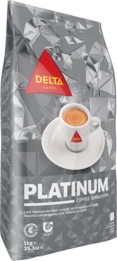 Delta Platinum - Grains de café 1000 g
