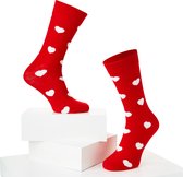 McGregor Sokken Dames | Maat 36-40 | Red Love Sok | Rood Grappige sokken/Funny socks