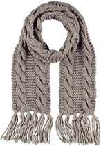 Barts Dames Grain Scarf Sjaal Dark Heather 160cm