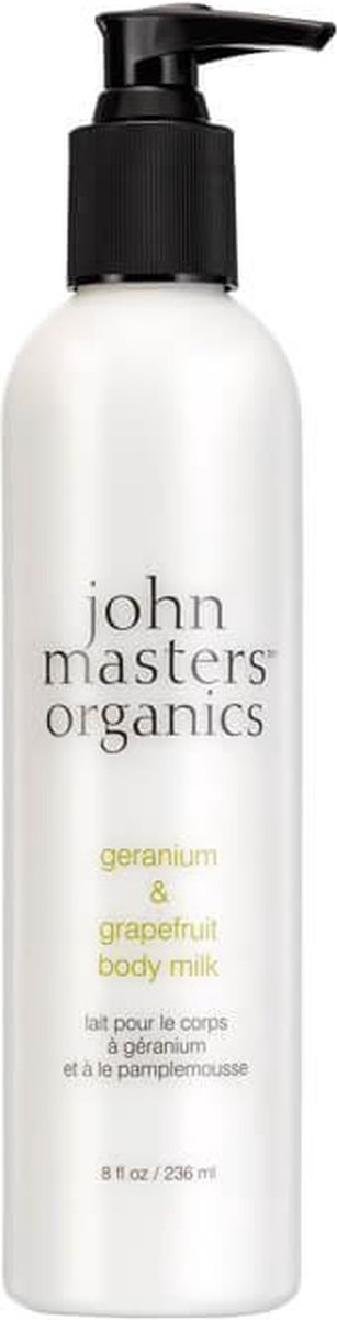 John Masters Organics - Body Milk w. Geranium & Grapefruit 236 ml