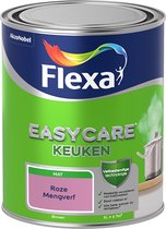 Flexa Easycare Muurverf - Keuken - Mat - Mengkleur - Roze - 1 liter