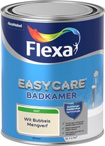 Flexa Easycare Muurverf - Badkamer - Mat - Mengkleur - Wit Bubbels - 1 liter