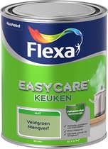 Flexa Easycare Muurverf - Keuken - Mat - Mengkleur - Veldgroen - 1 liter
