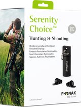 Phonak Serenity Choice Hunting & Shooting | Gehoorbescherming | oordopjes | 12 dB SNR