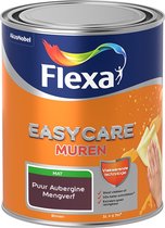 Flexa Easycare Muurverf - Mat - Mengkleur - Puur Aubergine - 1 liter