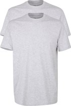 Gotzburg heren T-shirts regular fit O-hals (2-pack) - grijs - Maat: 5XL