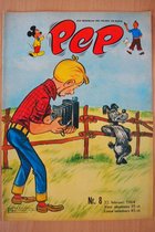 Pep No.8 - 22 februari 1964 - Een weekblad met Mickey en Kuifje