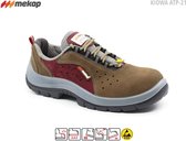 PowerShoes | Werkschoenen - KIOWA ATP21 S1P SRC ESD - Maat 37 - Kleur Kameel-Bordeaux