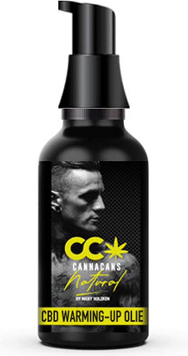 Goedkoopste CannaCans x Natural by Nieky Holzken® Warming Up Olie - Bio Oil - Vegan - 100MG CBD - 20ML