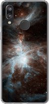 Geschikt voor Huawei P20 Lite (2020) hoesje - Galaxy - Planeet - Sterren - Siliconen Telefoonhoesje