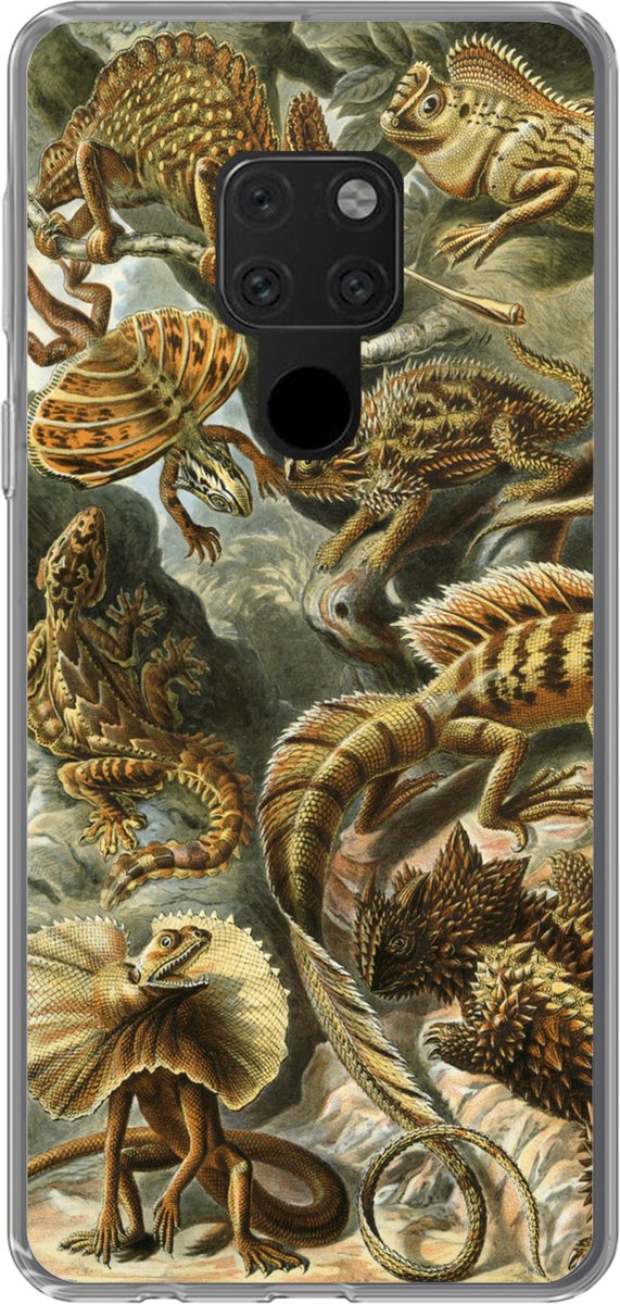 Telefoonhoesje Geschikt voor Huawei P40 Lite hoesje - Lacertilia - Oude meesters - Kunst - Siliconen Telefoonhoesje Telefoonhoesje
