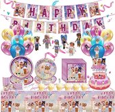 Roblox Meisjes 200 st Verjaardag Versiering Set | Feest pakket | ballonnen | Kinder feest - XXL