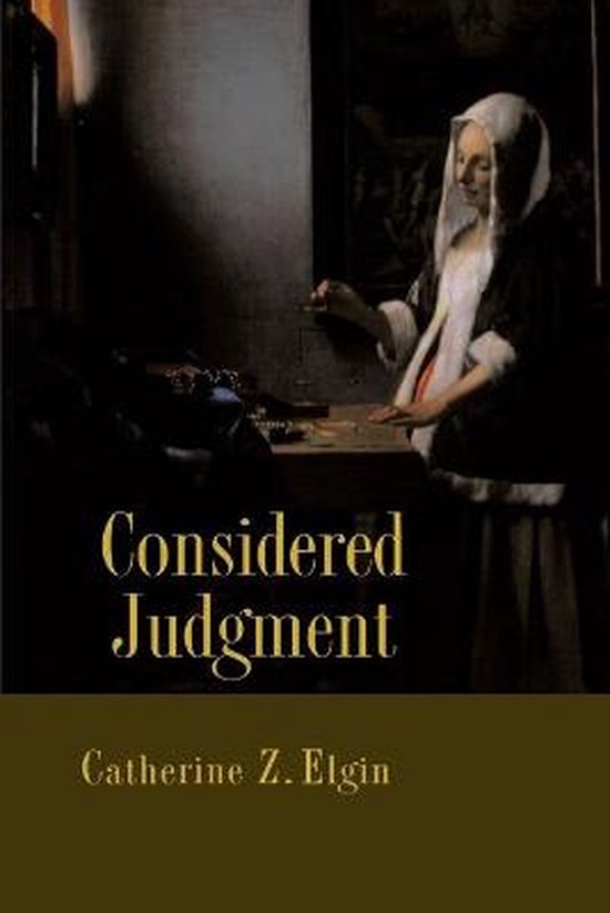 Considered Judgment 9780691005232 Catherine Z. Elgin Boeken