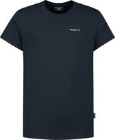Ballin Amsterdam -  Jongens Slim Fit   T-shirt  - Blauw - Maat 128