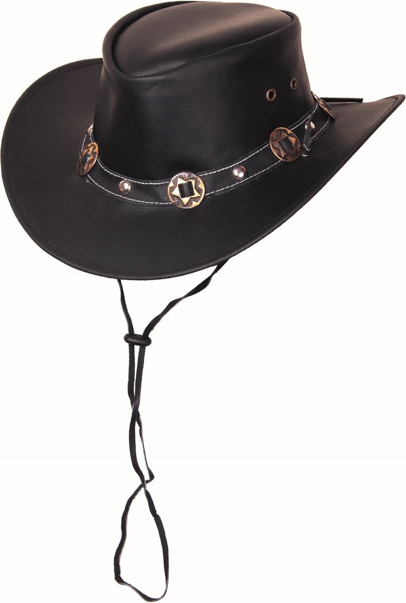 Scippis Concho Hoed – Elegante Lederen Westernhoed