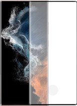 Samsung S22 Ultra Screenprotector - Beschermglas Samsung Galaxy S22 Ultra Screen Protector Glas - Side Glue Cover - 1 stuk