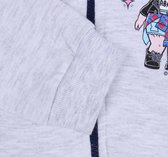 Grijs, gemêleerd sweatshirt met rits - LOL SURPRISE / 110 cm
