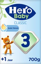 Hero Baby Peuter melk Classic 3 - Vanaf 1+ jr - 3 x 700gr - Standaard 3 - Peutermelk - met Melkvet - Palmolie Vrij