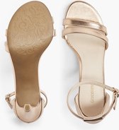 graceland roségouden sandalette metallic - Maat 39