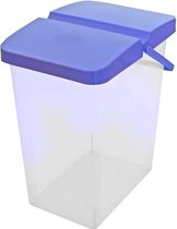 BranQ  - Poedercontainer of voer 25l  - Blauw / Transparant