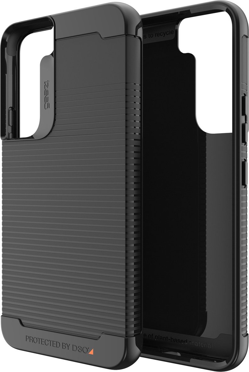Gear4 Havana Backcover Siliconen Hoesje - Geschikt voor Samsung Galaxy S22 - Zwart