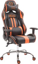 Racing Gaming Bureaustoel Kerimaki Stof zonder voetensteun, Zwart/Bruin