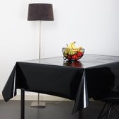 Raved Tafelzeil Glanzend  140 cm x  120 cm - Zwart - PVC - Afwasbaar