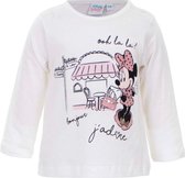 Disney Baby - Minnie Mouse T-shirt - Ooh la la! - Crème - 12 mnd