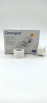 Omnipor hypoallergene non-woven fixatie pleister 2,5cm x 9,2m (12 stuks)