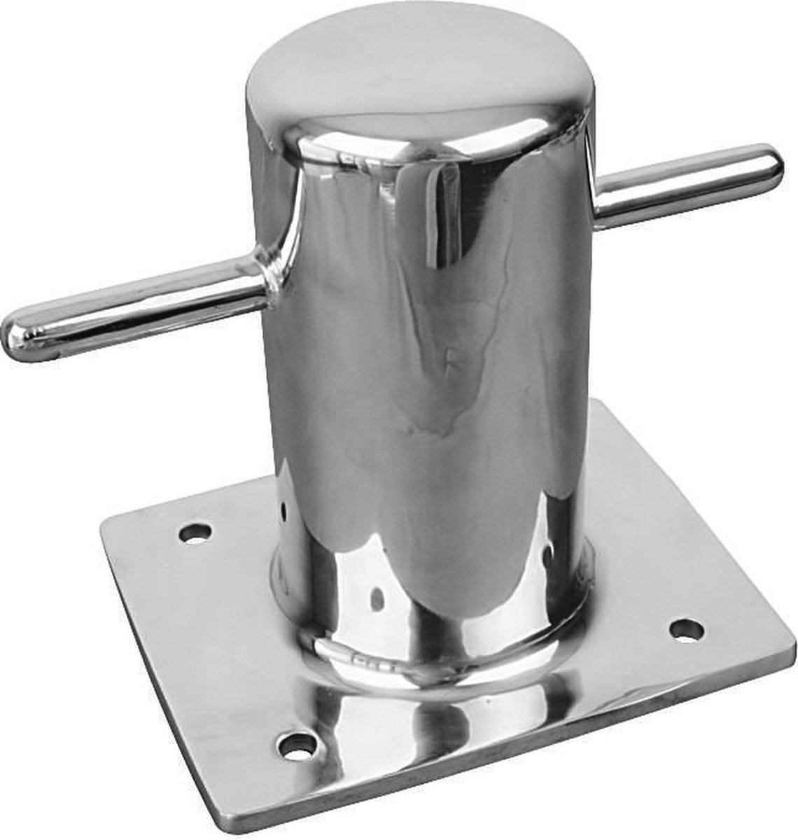 FES Marine - massieve RVS penbolder met voetplaat - Ø61x120mm - Bolder - Bootbolder