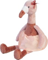 Happy Horse Flamingo Fiddle Knuffel 31cm - Oudroze - Baby knuffel
