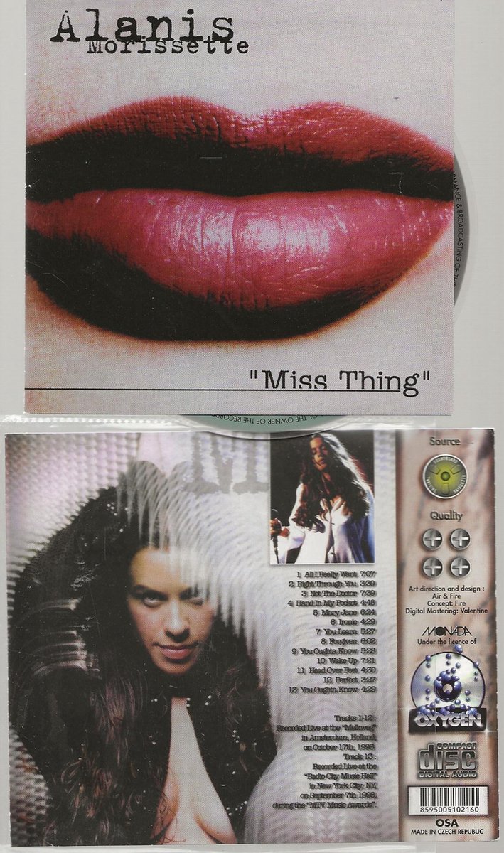 ALANIS MORISSETTE - MISS THING ( live)