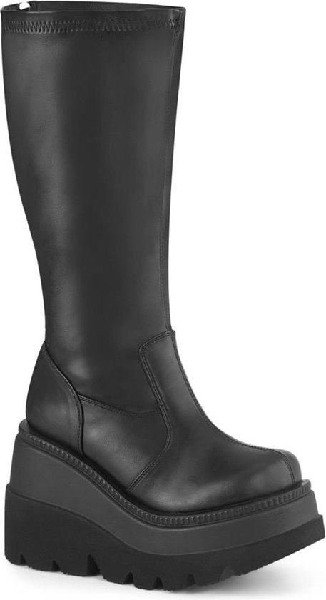 DemoniaCult - SHAKER65WC Plateau Laarzen - US 10 - 40 Shoes - Zwart