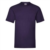 Fruit of the Loom - 5 stuks Valueweight T-shirts Ronde Hals - Donker Paars - XXL