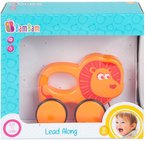 BamBam - rammelaar Tijger speelgoed voertuig kinderen - Baby / Peuter ontwikkeling - Grijp 18 maanden