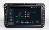 Volkswagen Golf Polo Caddy Passat RNS 510 Android 11 — 2Gb Bluetooth DAB+ 4K Video Qled Apple CarPlay Spraakbediening 5G Wifi Android Auto Apps