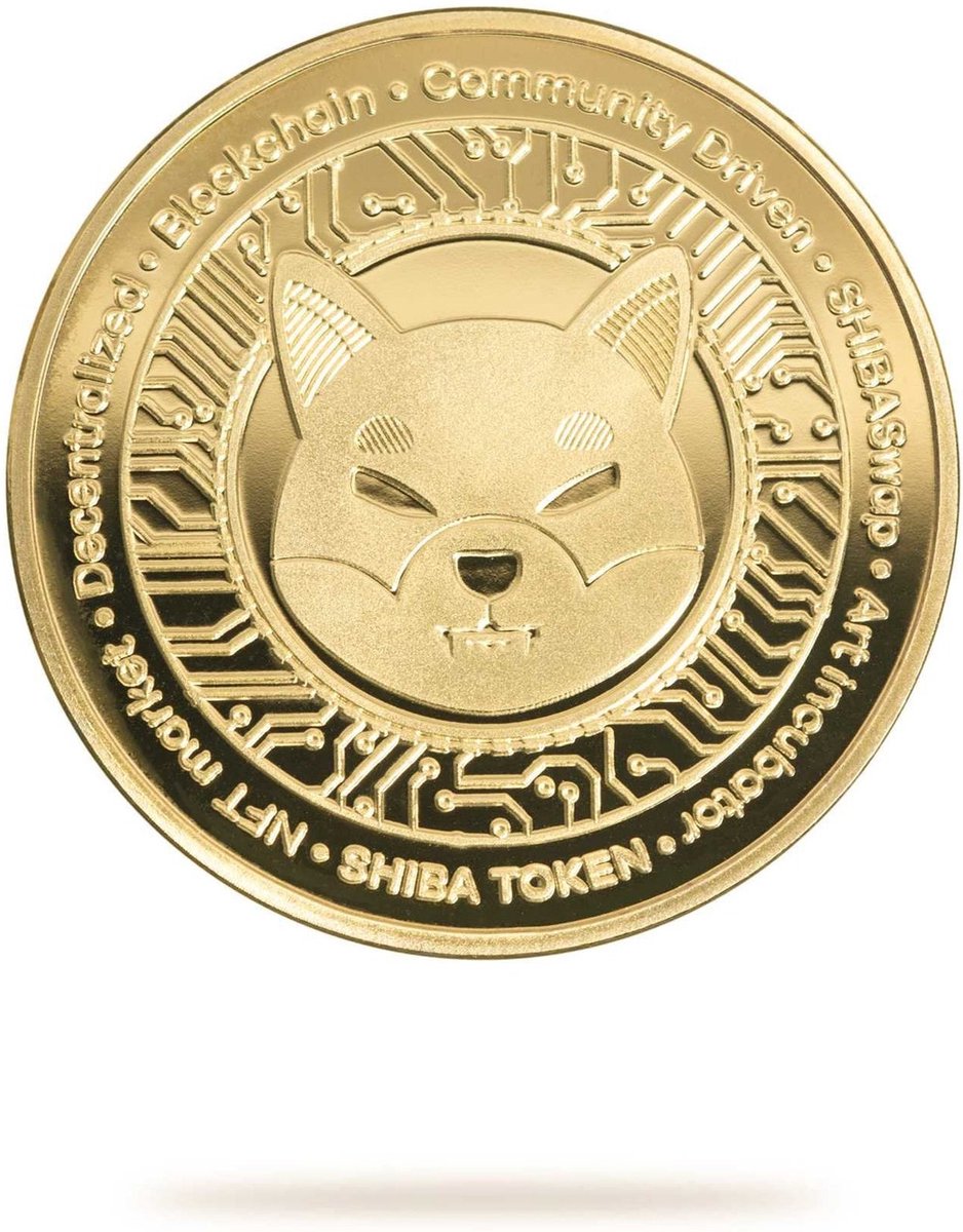 Shiba inu munt Goud Nft token | bol