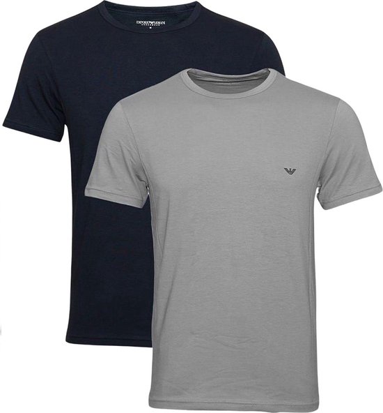 Heren Kleding voor voor Kostuums - Core Id T-shirt Met Logo in het Grijs voor heren EA7 Armani 