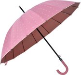 Paraplu Volwassenen Ø 98 cm Roze Polyester Regenscherm