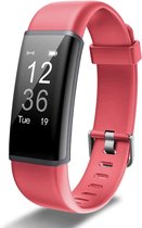 Lintelek Activity Tracker - Smartwatch Dames en Heren - ID130Plus HR - Smartwatch iOS & Android - GPS Horloge - Rood