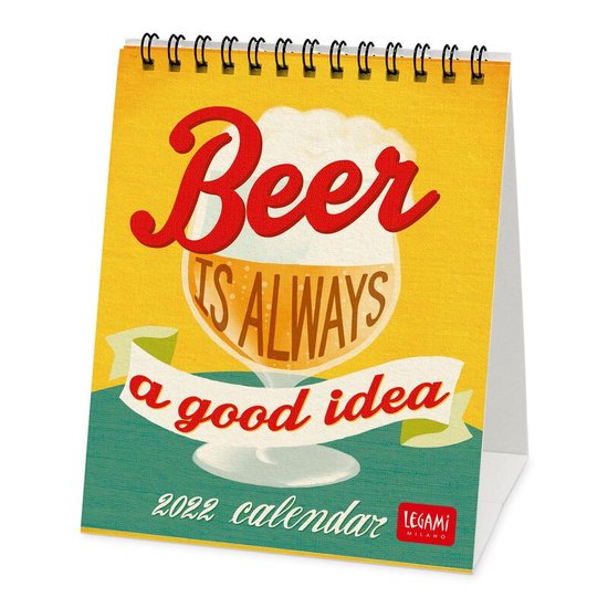 Desk kalender 2022 beer is always a good idea 8054320563167 Boeken Beer Desk Calendar 2025