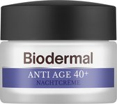 Bol.com Biodermal Anti Age nachtcrème 40+ - Nachtcrème met niacinamide & peptide - Herstelt de huidconditie en verstevigt - 50ml aanbieding